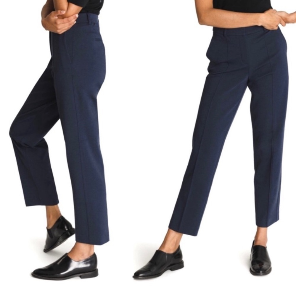 Kit and Ace Coastline Trouser Ankle Pants Navy Blue size 2